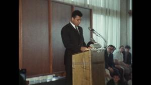 Cassius Clay speaking at MIT - cuts 1968